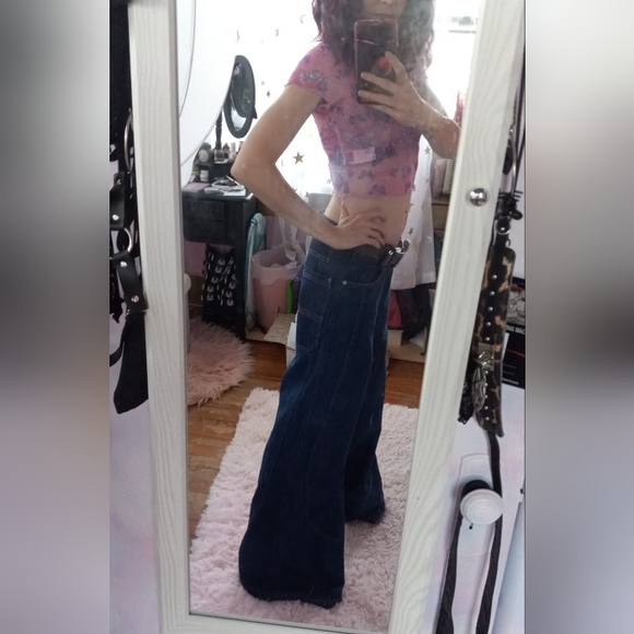 Kik Wear × Kik Girl y2k super wideleg skater jeans w/big pockets! Taking offers! - Picture 16 of 16
